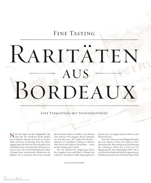 FINE Das Weinmagazin - 03/2014