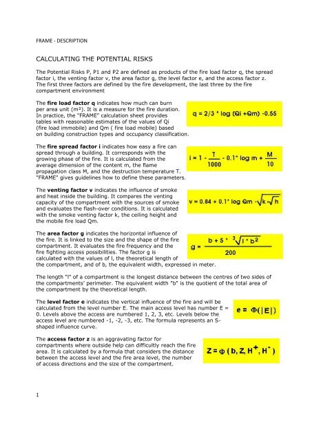 PRINT THIS PAGE (pdf) - FRAME Fire Risk Assessment Method for ...