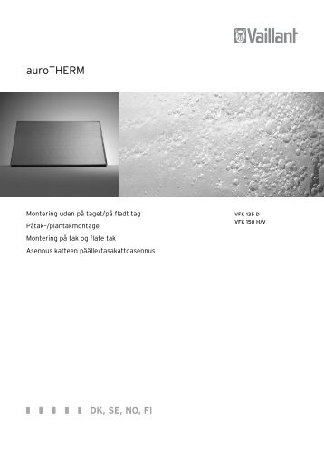 auroTHERM VFK 135-150 Installation on roof (5.36 MB) - Vaillant