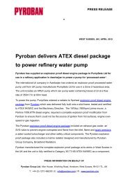 Full Press Release - Pyroban Group Ltd