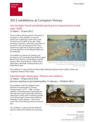 2012 exhibitions at Compton Verney - The Association of Gardens ...