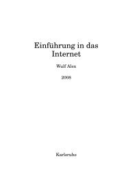EinfÃ¼hrung in das Internet - Alex-weingarten.de