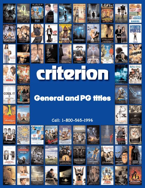 Synopsis CPL 1 - 3 - Criterion Pictures