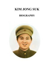 KIM JONG SUK BIOGRAPHY .pdf - Korea-DPR.com