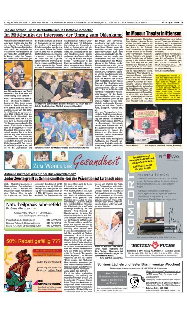 Schenefelder Bote - Osdorfer Kurier - Luruper Nachrichten