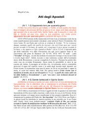 Atti degli Apostoli Atti 1 - Etica e Scienza