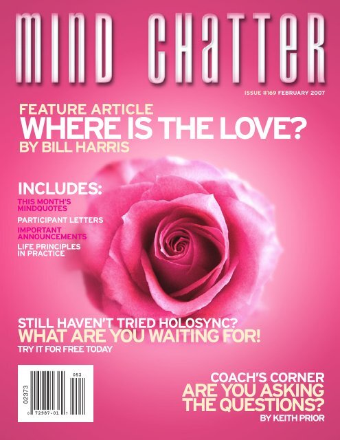 Mind Chatter #169 (Ferbuary, 2007) (PDF) - Centerpointe Research ...