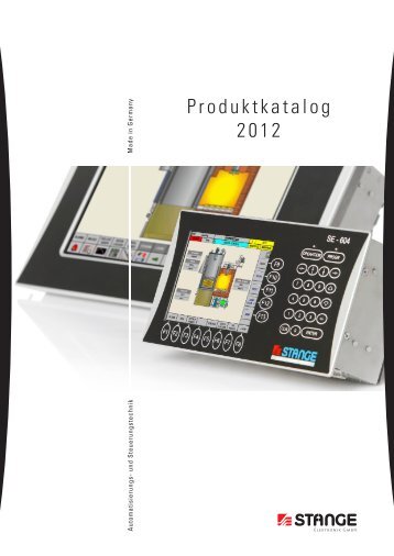 Produktkatalog 2012 - Stange Elektronik GmbH