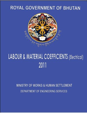 Labour and Material Coefficient (Electrical) 2011 - Ministry of Works ...