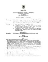 Keputusan Presiden Republik Indonesia Nomor 41 Tahun 1996