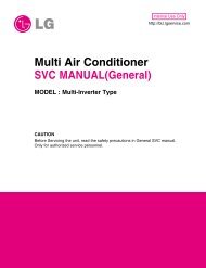 Multi Air Conditioner SVC MANUAL(General) - Klima Lux 99 Kft.