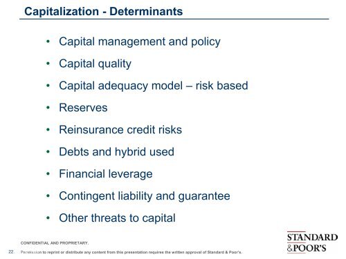 Connie Wong (Standard & Poor's) - Singapore College of Insurance