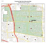 Boundary and Safe Walking Map - Evergreen Public Schools