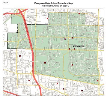 Boundary and Safe Walking Map - Evergreen Public Schools