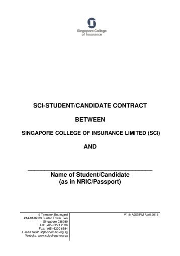 (SCI) AND - Singapore College of Insurance