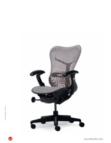 Mirra Chairs brochure - UltimateBackStore.com