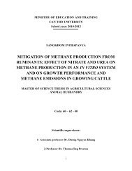 mitigation of methane production from ruminants - MEKARN ...