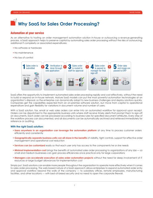 Automating Sales Order Management with SaaS - Esker