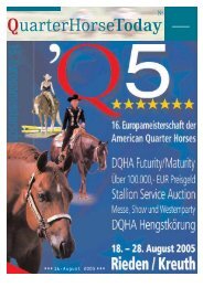 QHT - Czech Quarter Horse Association