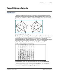 DX8 Tutorial - Taguchi Design - Statease.info