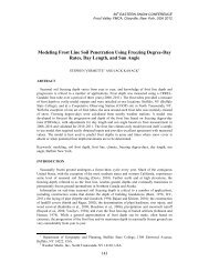 Modeling Frost Line Soil Penetration Using Freezing Degree-Day ...