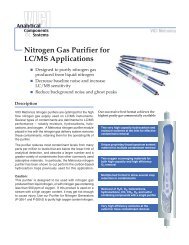 Nitrogen Gas Purifier for LC/MS Applications - Valco Instrument ...