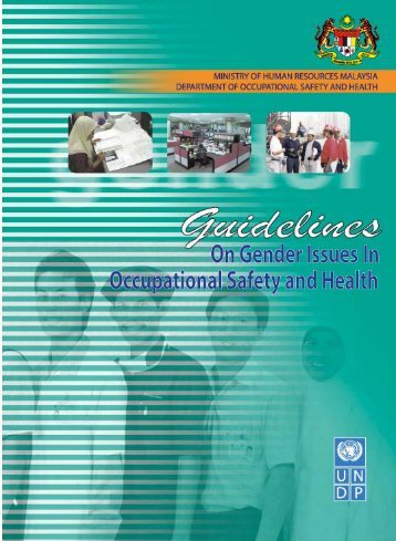 7. Guidelines on Gender Issues in Occupational Safety ... - Dosh