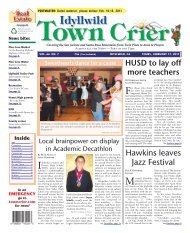 Hemet - Idyllwild Town Crier