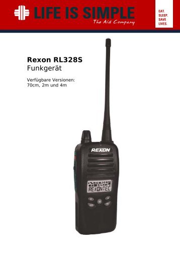 Rexon RL328S Funkgerät