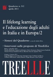 Il lifelong learning e l'educazione degli adulti in Italia ... - Banca d'Italia