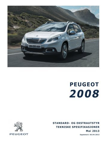 Ekstrautstyr - Peugeot