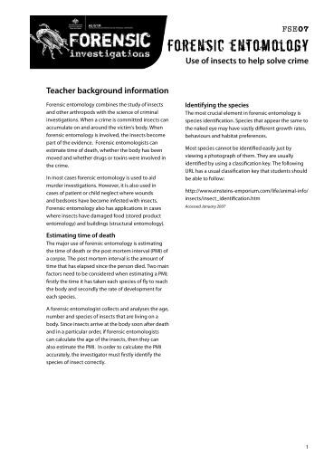 Printables Forensic Entomology Worksheet 18 mark benecke fig 2 c fse 07 forensic entomology pdf file 196 9 kb