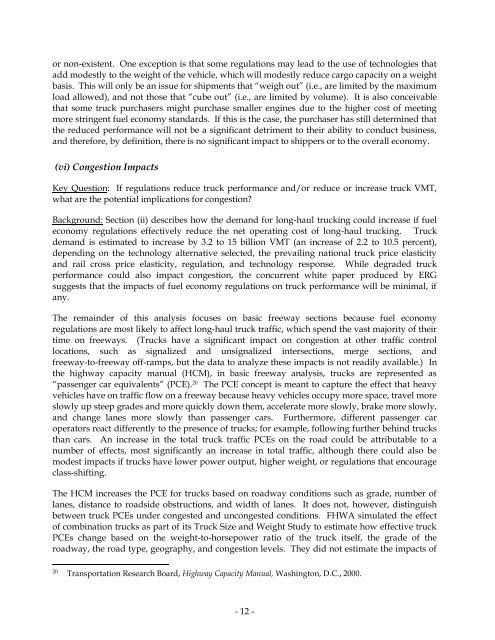 Assessment of Fuel Economy Technologies for Medium and Heavy ...