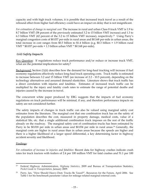 Assessment of Fuel Economy Technologies for Medium and Heavy ...