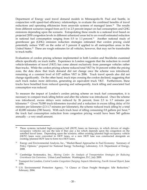 Assessment of Fuel Economy Technologies for Medium and Heavy ...