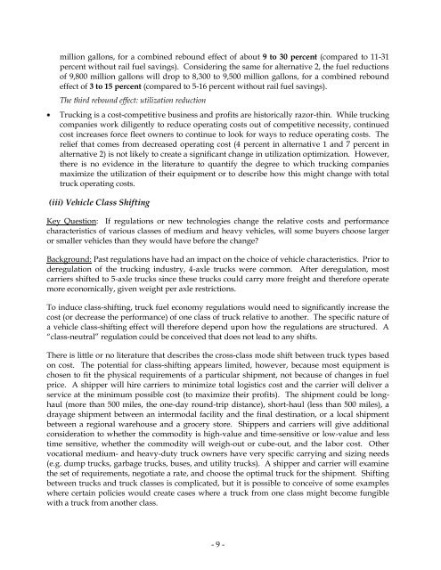 Assessment of Fuel Economy Technologies for Medium and Heavy ...