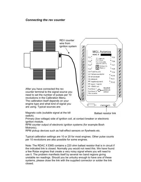 RDAC X installation manual (800 KBytes) - MGL Avionics