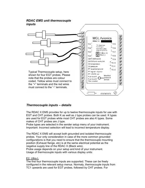 RDAC X installation manual (800 KBytes) - MGL Avionics