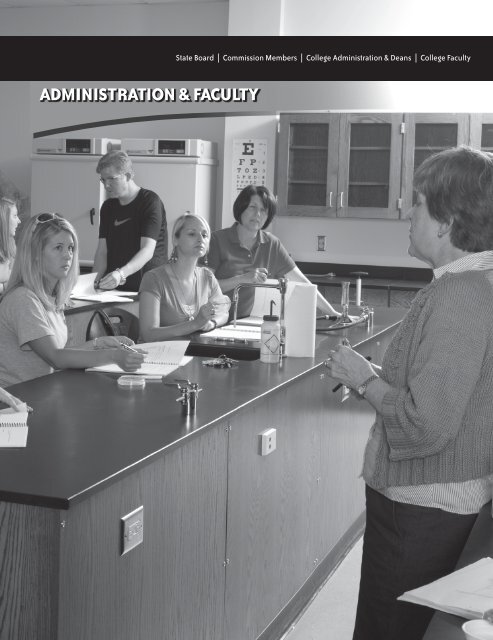 ADMINISTRATION & FACULTY - Tri-County Technical College