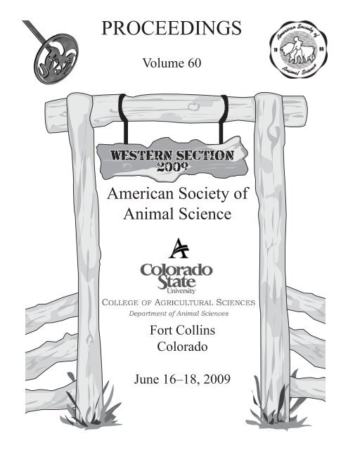 PROCEEDINGS - American Society of Animal Science