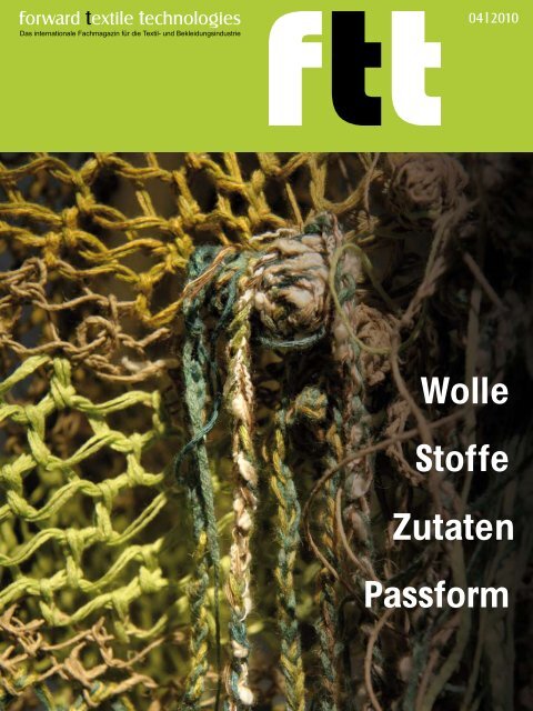 Stoffe Zutaten Wolle Diffus - Passform