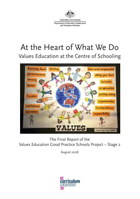 At the Heart of What We Do - Values Education