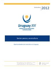 Sector pesca y acuicultura - Uruguay XXI