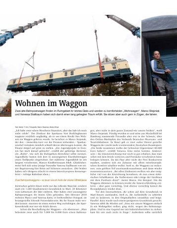 Wohnen im Waggon - Marko T. Hinz