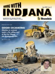 GEIGER EXCAVATING - Brandeis Focusing on Solutions magazine