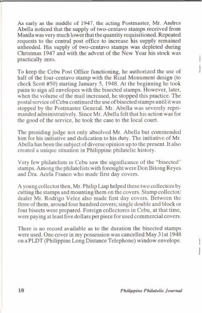 Fourth Quarter 1997 - International Philippine Philatelic Society