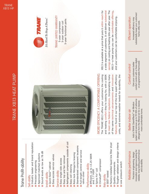 Trane XB13 Heat Pump Condenser