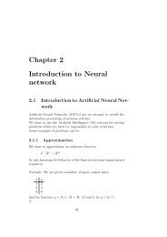 Chapter 2 Introduction to Neural network