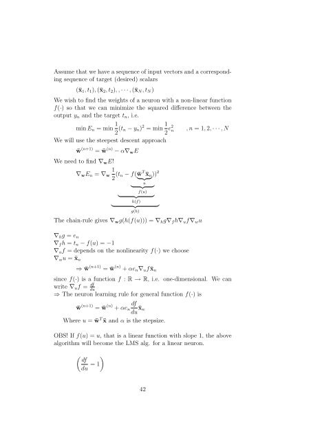 Chapter 2 Introduction to Neural network