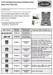 V1451 Scheibenwischerarm-Abzieher-Satz/ Wiper ... - Amtool.com.ua